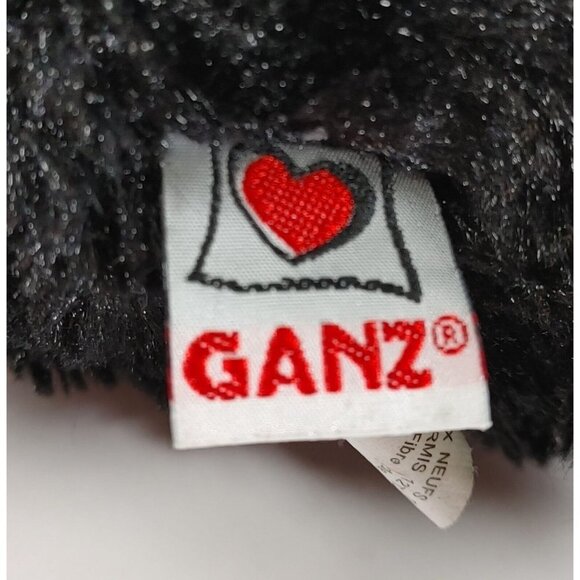 Ganz Playtime Puppets  Hand Black Bear Plush No Code 13" - Picture 2 of 3